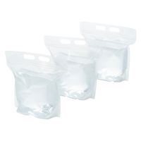 「現場のチカラ」ウォーターバッグ(非常用給水バッグ) 2.7L 生産日本社 ラミジップ　1セット(30枚:3枚入×10袋)　 オリジナル