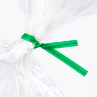 現場のチカラ ビニールタイ PE 緑 4mm×10cm 1袋（1000本）  オリジナル