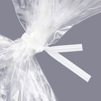 現場のチカラ ビニールタイ PE 白 4mm×10cm 1セット（3000本：1000本×3袋）  オリジナル