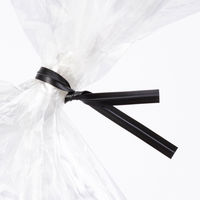 現場のチカラ ビニールタイ PE 黒 4mm×10cm 1セット（3000本：1000本×3袋）  オリジナル
