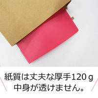 ロジマート 宅配袋大 A3 未晒120g【100枚】320×100×430+50 シール付き 189-100 1セット（直送品）