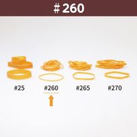 共和 オーバンド透明袋 50g #260 アメ GKA-N-001 1袋