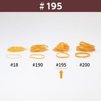 共和 オーバンド透明袋 500g #195 アメ GHA-N-007 1セット（3袋）