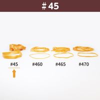 共和 オーバンド透明袋 500g #45 アメ GPA-N-005 1セット（3袋）