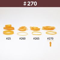 共和 オーバンド透明袋 50g #270 アメ GKA-N-017 1セット（5袋）