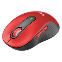 ロジクール（Logicool） 無線（ワイヤレス）マウス M650 レッド 5ボタン 静音タイプ Mサイズ 1個