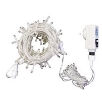 コロナ産業 ラスターライト100球 シルバーコード 白・ピンク色LED RT100WP 1個（直送品）