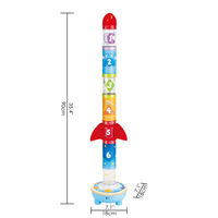Hape　ロケットエアーボールスタッカー　知育玩具　E0387　1個