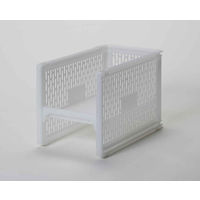 サンコープラスチック ラック SM 幅22.6×奥行38.8×高さ24.9cm e-ラック すきま収納 ホワイト 344952 1個（直送品）