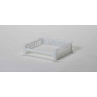 サンコープラスチック トレー SS 幅24×奥行22×高さ6.2cm e-ラック 収納 ホワイト 344954 1個（直送品）