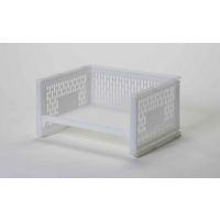 サンコープラスチック ラック L 浅型 幅36.3×奥行28.8×高さ18.3cm e-ラック 調味料ラック ホワイト 344961 1個（直送品）