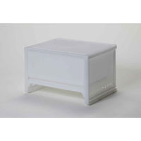 サンコープラスチック 引き出し 幅36.3×奥行28.8×高さ22.7cm e-ラック 収納ボックス プラスチック ホワイト 344963（直送品）