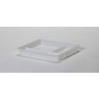 サンコープラスチック 小物整理トレー 幅29.6×奥行27×高さ4cm e-ラック 小物整理 トレー ホワイト 344965 1個（直送品）