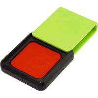 サンビー 朱肉 シュイングべべ 40号 スライドケース ライムグリーン SG-BK03 1個