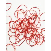 アイ・ジー・オー ゴムバンド#16 500g 赤 RB16-1G-TR 1袋