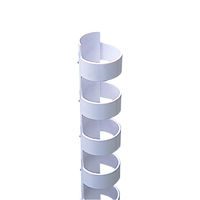 カール事務器 コームリング 6mm ホワイト TC-6-W 1袋(10本)