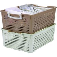 伊勢藤 フリーバスケット LL ベージュ 4950672658794 1個