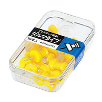 コクヨ プラスチック画鋲 ダルマタイプ 黄 カヒ-20NY 1ケース(15本)
