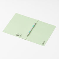 ナカバヤシ フラットファイルJスリム グリーン フF-JS80-G 1冊