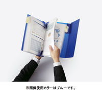 コクヨ クリヤーホルダーファイル<KaTaSu>(ワイド) フ-KCW5720LG 1冊