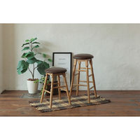 ICHIBA Rasic ロースツール ブラウン RAS-3332BR １脚（直送品）