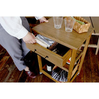 ICHIBA Rasic ワゴン 幅450×奥行350×高さ720ｍｍ ナチュラル RAW-3336NA １台（直送品）