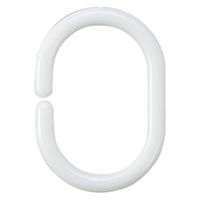 アーテック シャワーカーテン ホワイト 130×178cm フック付き 33000 1個