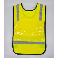 【安全ベスト】  エイ・エム・ジェイ ゼッケンベスト イエロー ZV-200Y