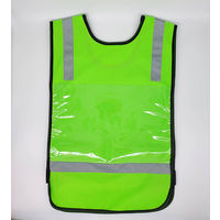 【安全ベスト】  エイ・エム・ジェイ ゼッケンベスト グリーン ZV-200G