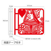 タム ツケレルン 1Wayピクトサイン(トランプ 女子トイレ04) 黒 1way-0014-BK 1個（直送品）