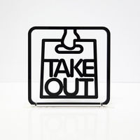 タム ツケレルン 3Wayピクトサイン(テイクアウト) 青 3way-0007-BL 1個（直送品）