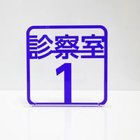 タム ツケレルン 3Wayピクトサイン(診察室1) 青 3way-0039-BL 1個（直送品）