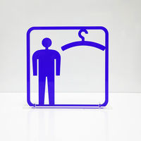 タム ツケレルン 3Wayピクトサイン(男子更衣室) 青 3way-0044-BL 1個（直送品）