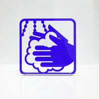 タム ツケレルン 3Wayピクトサイン(手洗い) 白 3way-0047-WH 1個（直送品）