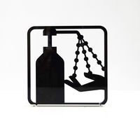 タム ツケレルン 3Wayピクトサイン(消毒 除菌02) 白 3way-0048-WH 1個（直送品）