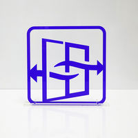 タム ツケレルン 3Wayピクトサイン(換気しています左右) 白 3way-0051-WH 1個（直送品）