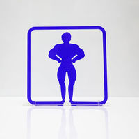 タム ツケレルン 3Wayピクトサイン(男子トイレ07) 青 3way-0060-BL 1個（直送品）