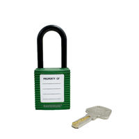 セーフラン安全用品 ロックアウト用絶縁パドロック (吊38mmタイプ) 14674-1 1個（直送品）