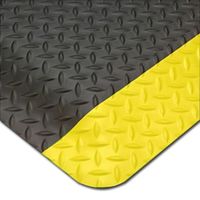 セーフラン安全用品 高耐久疲労軽減マット 600x1500mm 黒/黄 J2338 1枚（直送品）