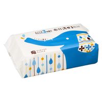 河野製紙 ふっくらやわらか3枚重ね水に流せるティシュペーパーソフトパック100組 1ケース(30個)