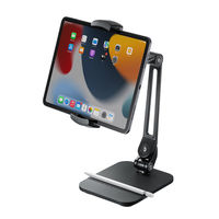 サンワサプライ タブレット用アームスタンド(ペントレー付き) PDA-STN67BK 1台