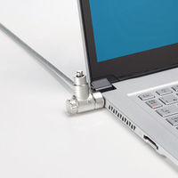 サンワサプライ スロットマルチ対応セキュリティワイヤー(シリンダ錠) SL-89 1個