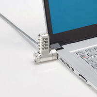 サンワサプライ スロットマルチ対応セキュリティワイヤー(ダイヤル錠) SL-90 1個（直送品）