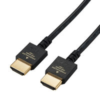 HDMIケーブル 1.5ｍ プレミアムHDMI 4K/Ultra HD対応 スリム DH-HDP14ES15BK エレコム 1個（直送品）