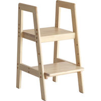 ICHIBA キッズハイチェア ステア ナチュラル ILC-3340NA 1脚（直送品）