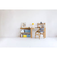 ICHIBA E-Toko スチールラック 幅785×奥行270×高さ728ｍｍ ナチュラルｘホワイト JUR-3407NAWH 1台（直送品）