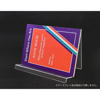 サンケーキコム アクリル 文具スタンドL版横 透明 W200×D130×H140mm エレガントアクリル シリーズ ACT-20-14 1台