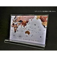 サンケーキコム アクリル 文具スタンドA5横 透明 W280×D152×H179mm エレガントアクリル シリーズ ACT-28-18 1台