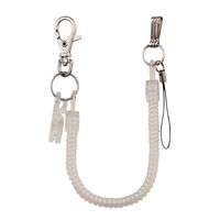 クツワ キーチェーン 80cm クリア KM008CL 1セット(5個)