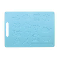 クツワ 粘土板 ブルー PT200BL 1セット(1個×10)